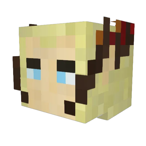 AShadow0fIntent Minecraft avatar head, 3D render