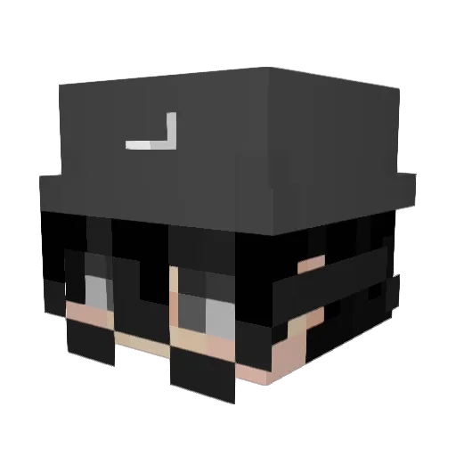ASimpleNoob622 Minecraft avatar head, 3D render