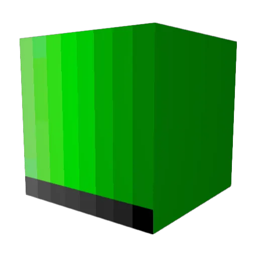 ASlowTurtle Minecraft avatar head, 3D render
