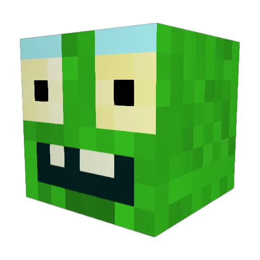 ASonderKommando Minecraft avatar head, 3D render