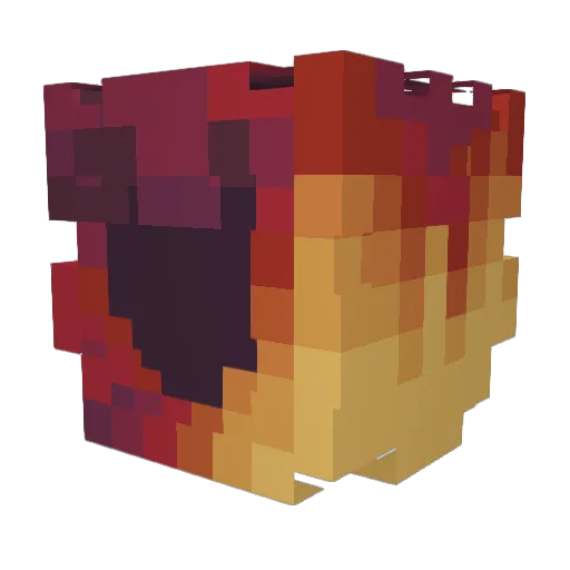 ASoundHatter Minecraft avatar head, 3D render