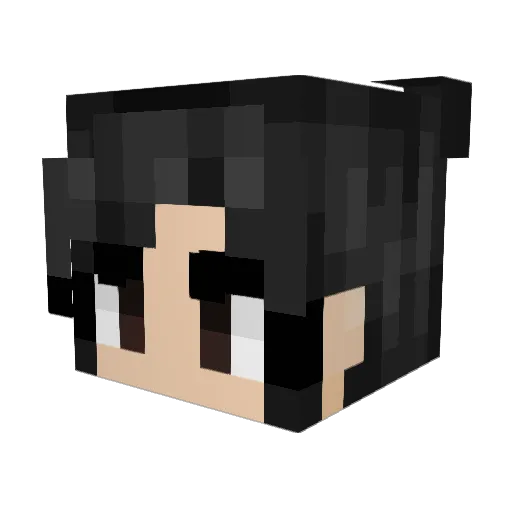 AStarstruck Minecraft avatar head, 3D render