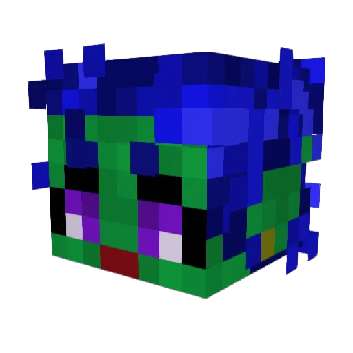 AStormWasHere Minecraft avatar head, 3D render