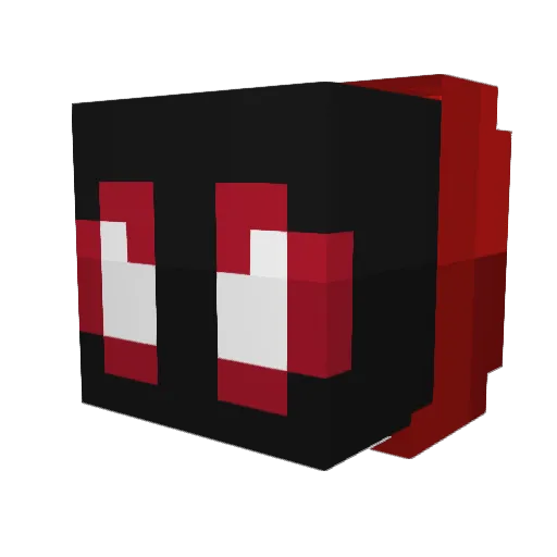 AStrangeOdor Minecraft avatar head, 3D render