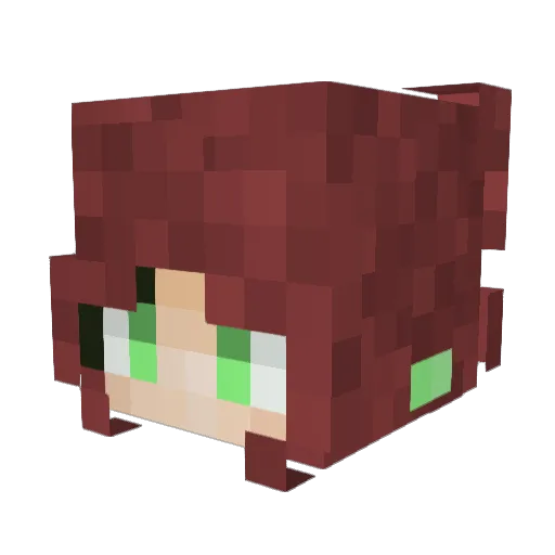 ASurrealDreamer Minecraft avatar head, 3D render