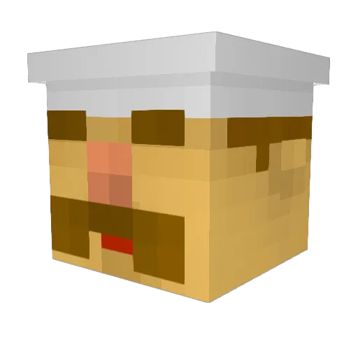ASwedishKille Minecraft avatar head, 3D render