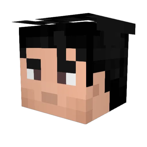 ATAHUALPA123 Minecraft avatar head, 3D render