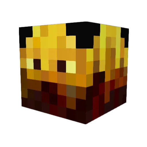 ATATMaldito Minecraft avatar head, 3D render