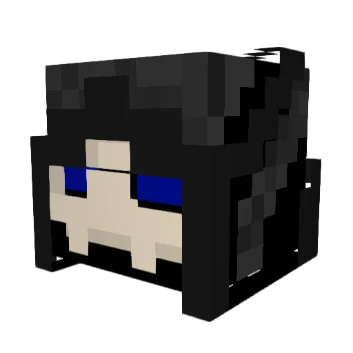 ATG88 Minecraft avatar head, 3D render