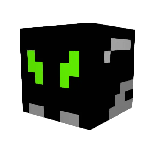 ATG95 Minecraft avatar head, 3D render