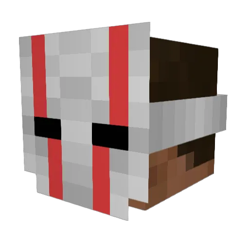 ATGDON Minecraft avatar head, 3D render