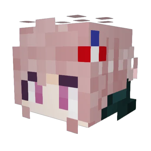 ATHLETECOBRA589 Minecraft avatar head, 3D render