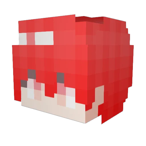 ATHURSH Minecraft avatar head, 3D render