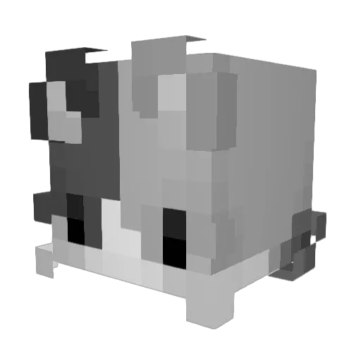 ATK3644 Minecraft avatar head, 3D render
