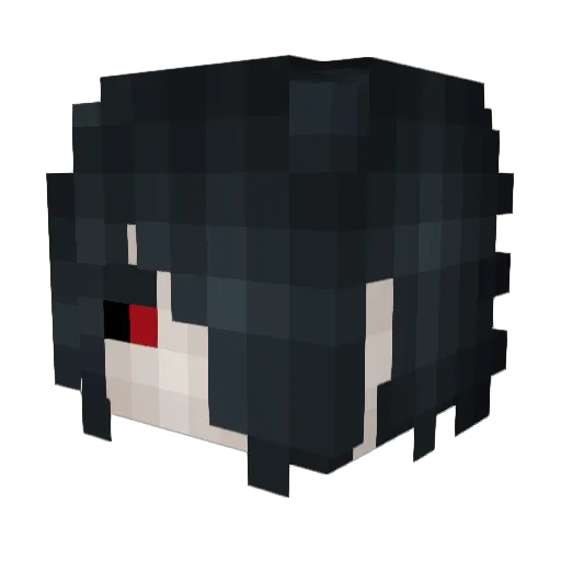 ATMTropix Minecraft avatar head, 3D render