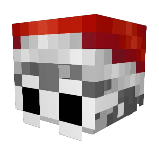 ATM_NOOB Minecraft avatar head, 3D render