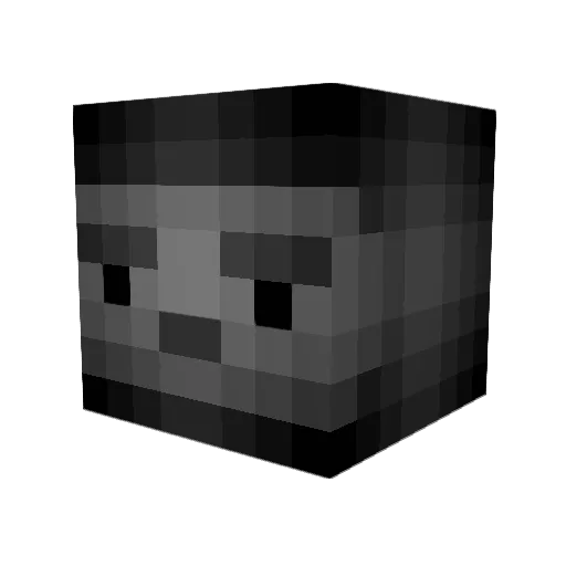 ATOK286 Minecraft avatar head, 3D render