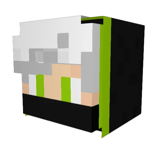 ATRAY63 Minecraft avatar head, 3D render