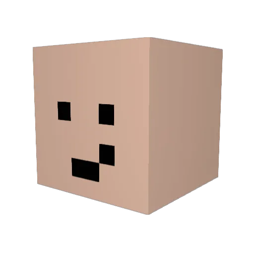 ATTAK0RN Minecraft avatar head, 3D render