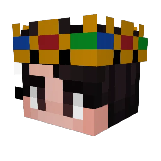 ATTHEME Minecraft avatar head, 3D render