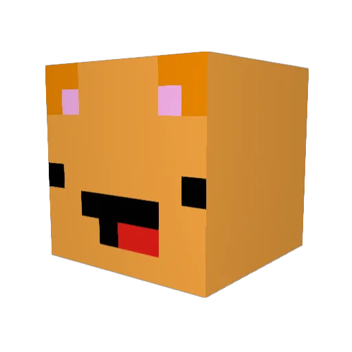 ATTILAT2003 Minecraft avatar head, 3D render