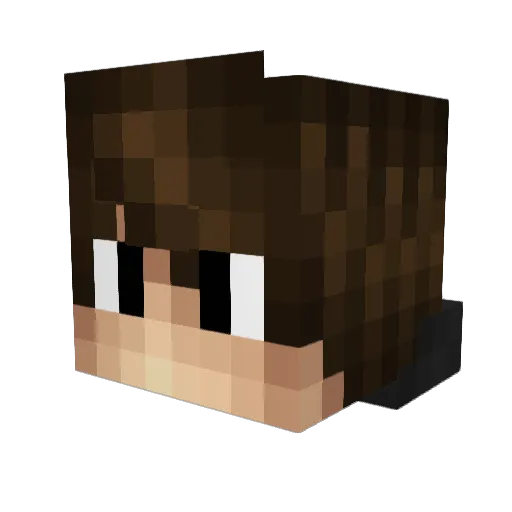 ATXMagicMonkey Minecraft avatar head, 3D render