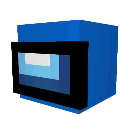 AT_XYZ Minecraft avatar head, 3D render