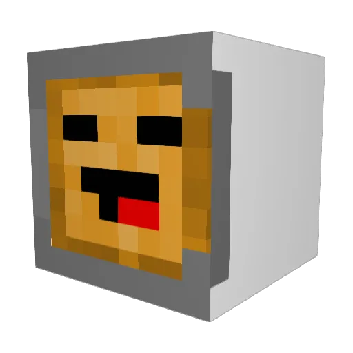 ATall_Potato Minecraft avatar head, 3D render