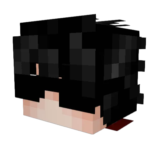 ATanCommander Minecraft avatar head, 3D render