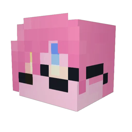 ATrueDonaldist Minecraft avatar head, 3D render