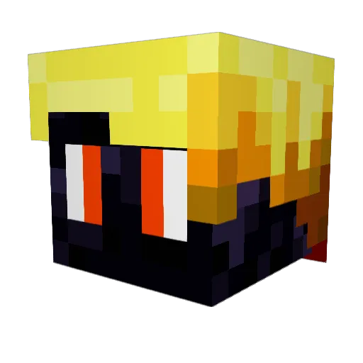 ATurnipHead Minecraft avatar head, 3D render