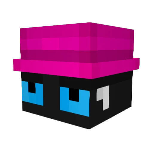 AUGOULAG Minecraft avatar head, 3D render