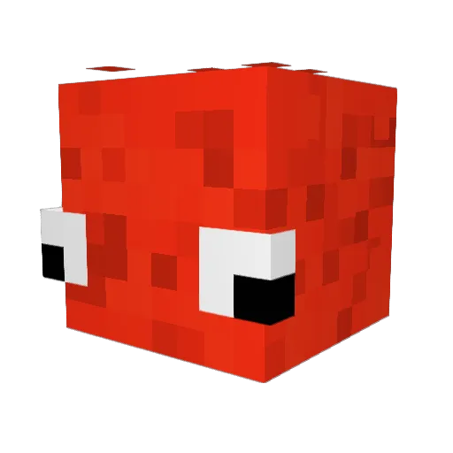 AV3BURY Minecraft avatar head, 3D render