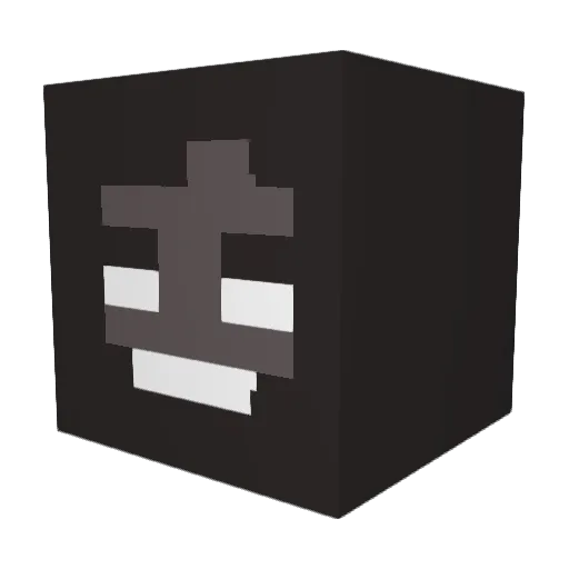 AVATARML Minecraft avatar head, 3D render