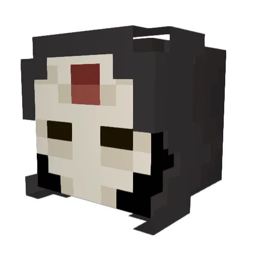 AVATAR_ULTRA Minecraft avatar head, 3D render