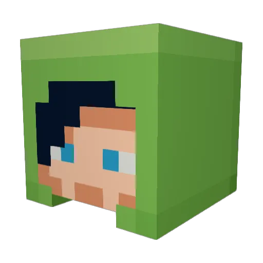 Minecraft-Avatar von AVIANNINJA: Kopf als 3D-Render