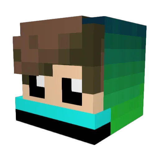 AVICII_wakeup4us Minecraft avatar head, 3D render