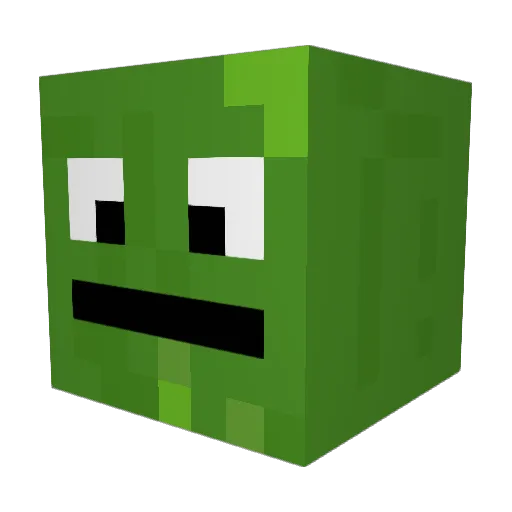 AVMoose3058 Minecraft avatar head, 3D render