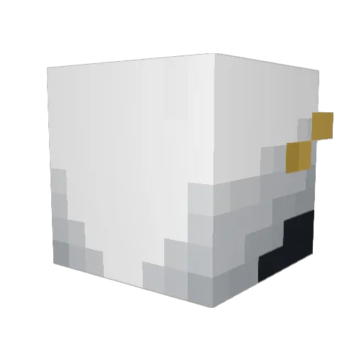 AVeryBadCrafter Minecraft avatar head, 3D render