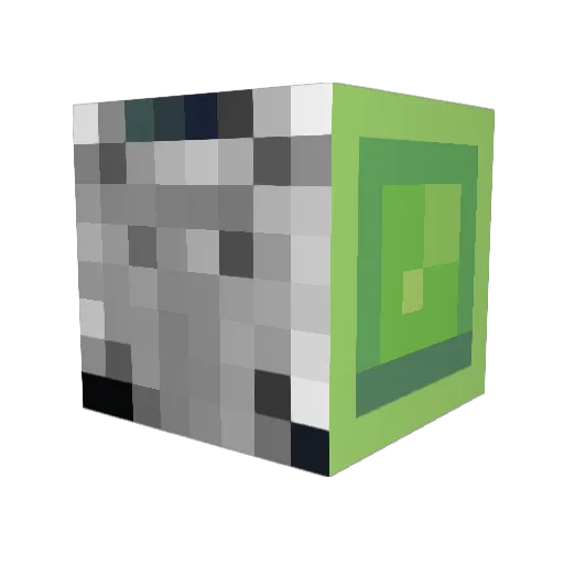 AWAli112 Minecraft avatar head, 3D render