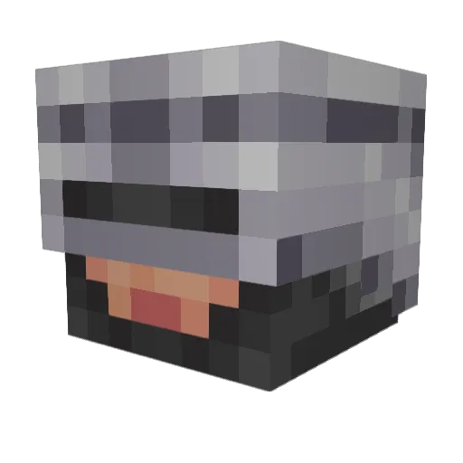AWDS9 Minecraft avatar head, 3D render