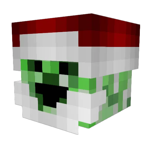 AWE4uu Minecraft avatar head, 3D render