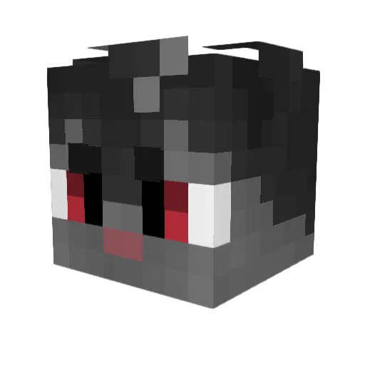 AWESOMECON10 Minecraft avatar head, 3D render