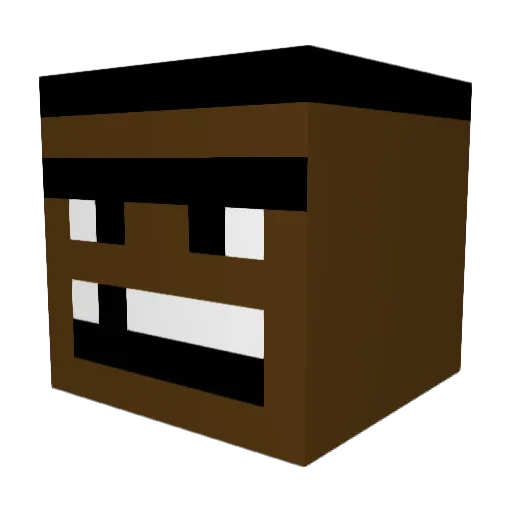 AWNAGAWNAGAWNAG Minecraft avatar head, 3D render