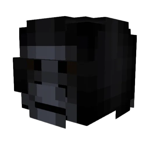 AWOOcultist Minecraft avatar head, 3D render