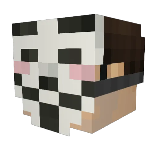 AWPDragonLoreFN Minecraft avatar head, 3D render