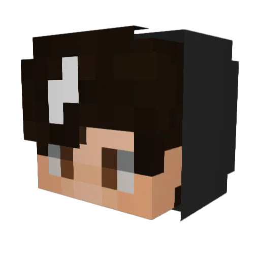AWRIN_ Minecraft avatar head, 3D render
