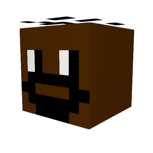 AW_2012 Minecraft avatar head, 3D render