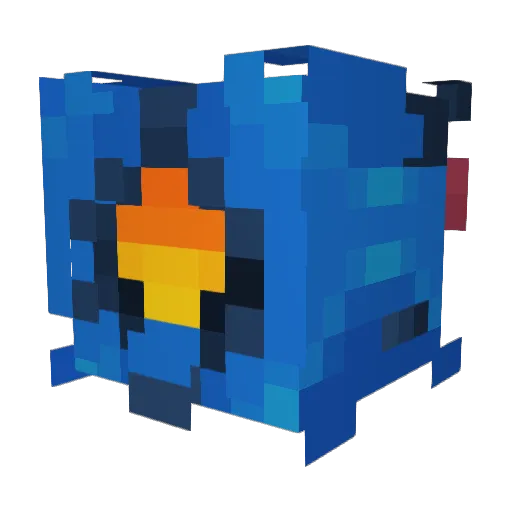 AWarpedWar Minecraft avatar head, 3D render