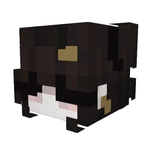 AWeek778 Minecraft avatar head, 3D render